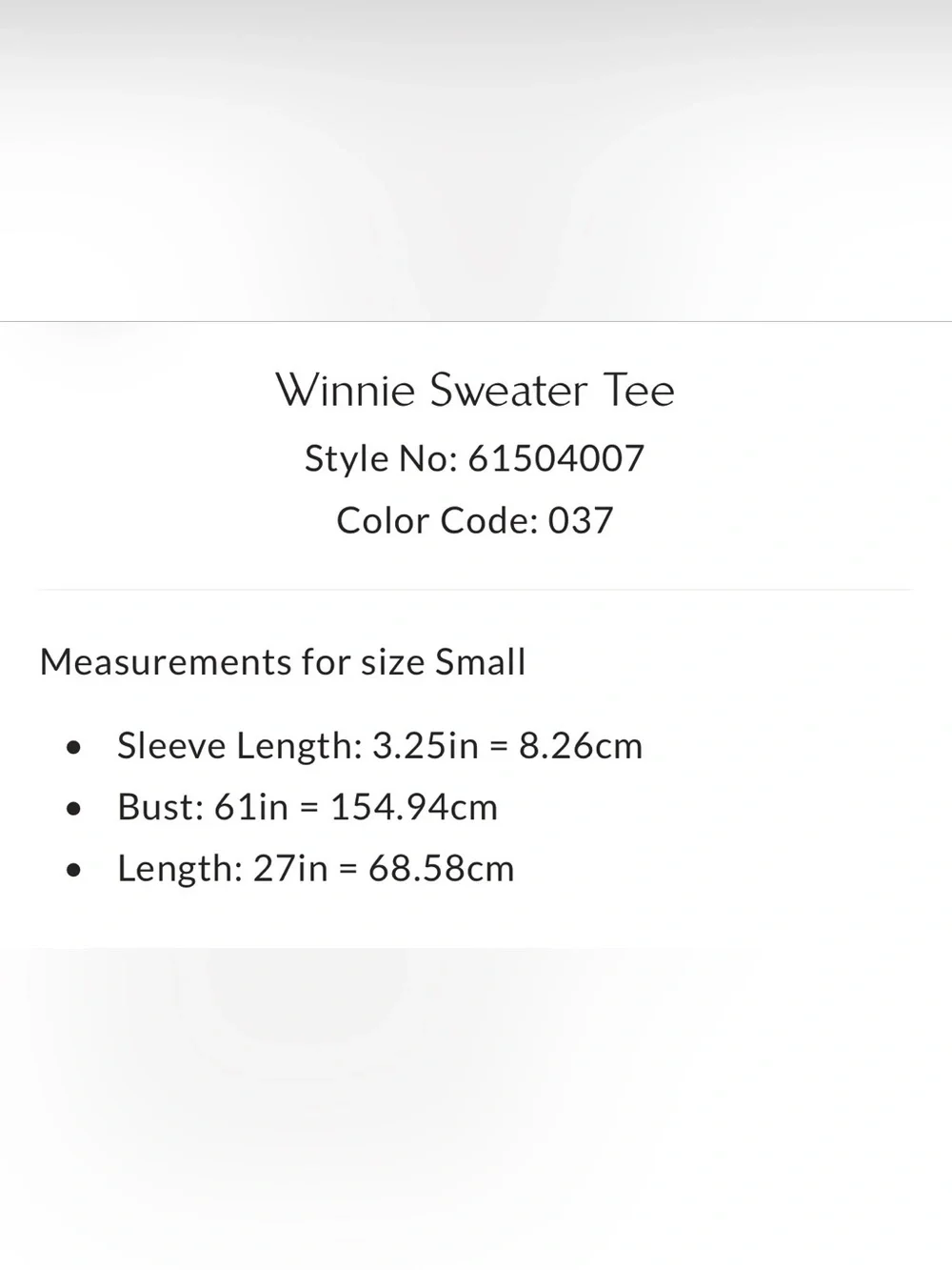 Free People Winnie Sweater Tee